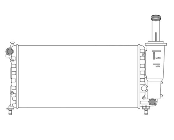Chladič vody Fiat Punto II (188) 99-01 1.2