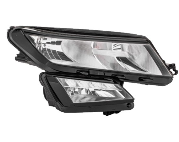 Pravé přední světlo s denním svícením LED Škoda Kodiaq (NS7/NV7/NS6) 16- HELLA