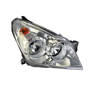 Pravé přední světlo Opel Astra H (A04) 03-07 STŘÍBRNÉ HELLA