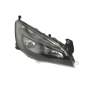 Pravé přední světlo s denním svícením LED Opel Astra J (P10) 12-15 ČERNÉ
