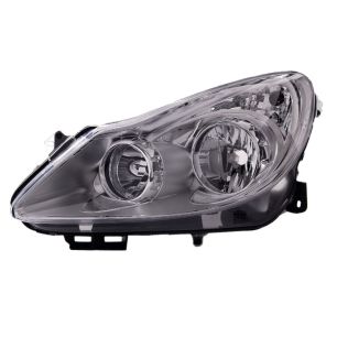 Levé přední světlo Opel Corsa D (S07) 06-11 STŘÍBRNÉ VALEO