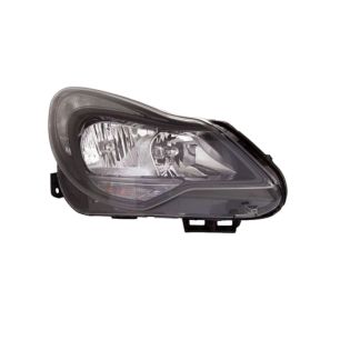 Pravé přední světlo Opel Corsa D (S07) 11-14 ČERNÉ VALEO